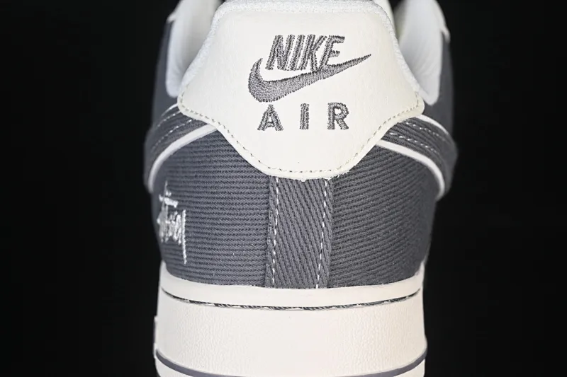 All categories Nk Air Force 1 Air Force series Nk Air Force 1 Low Air Force low-top Nike Air Force 1'07 Low Stusi co-branded rice dark gray canvas Air Force 1 low-top casual sneakers JP8028-011
